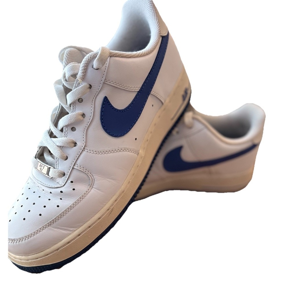 Nike Air Force‎ 1 Low '07 Medium Blue DH7561-104 Men's Size 9 EUC